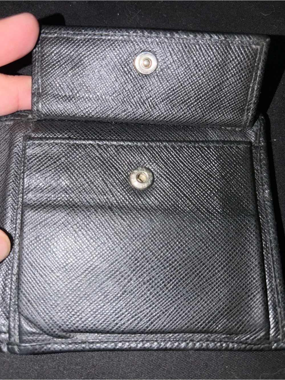 Prada sleek wallet